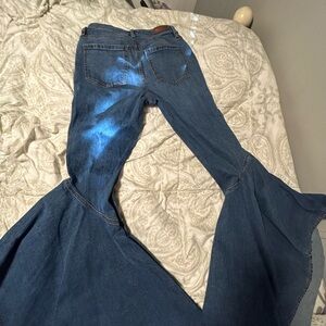 Dark blue bellbottoms shyanne brand
